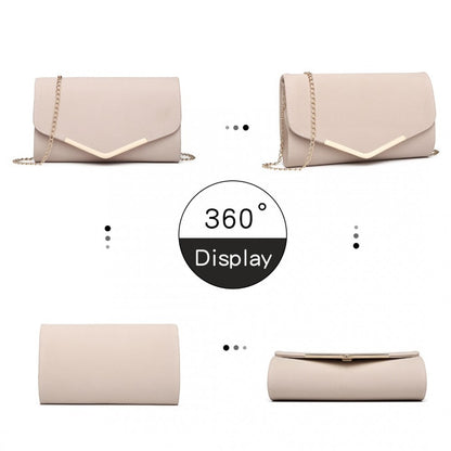 LEATHER ENVELOPE CLUTCH