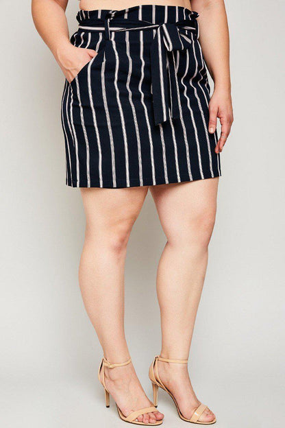 Jemima Striped Skirt-Bottoms-Daring Diva Australia-Daring Diva Australia
